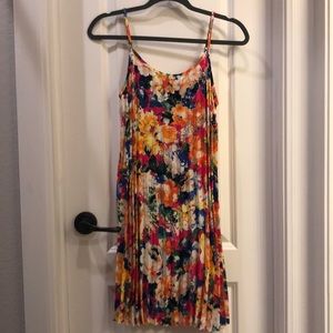 Pleated floral sundress (never worn)